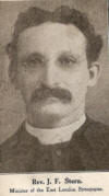 Reverend J F Stern of the East London Synagogue, Rectory Square